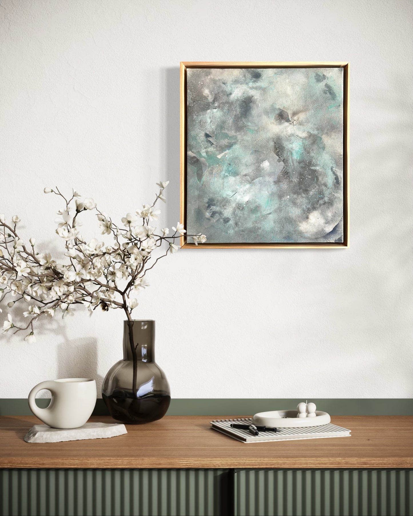 "Soft" - original abstract artwork on canvas