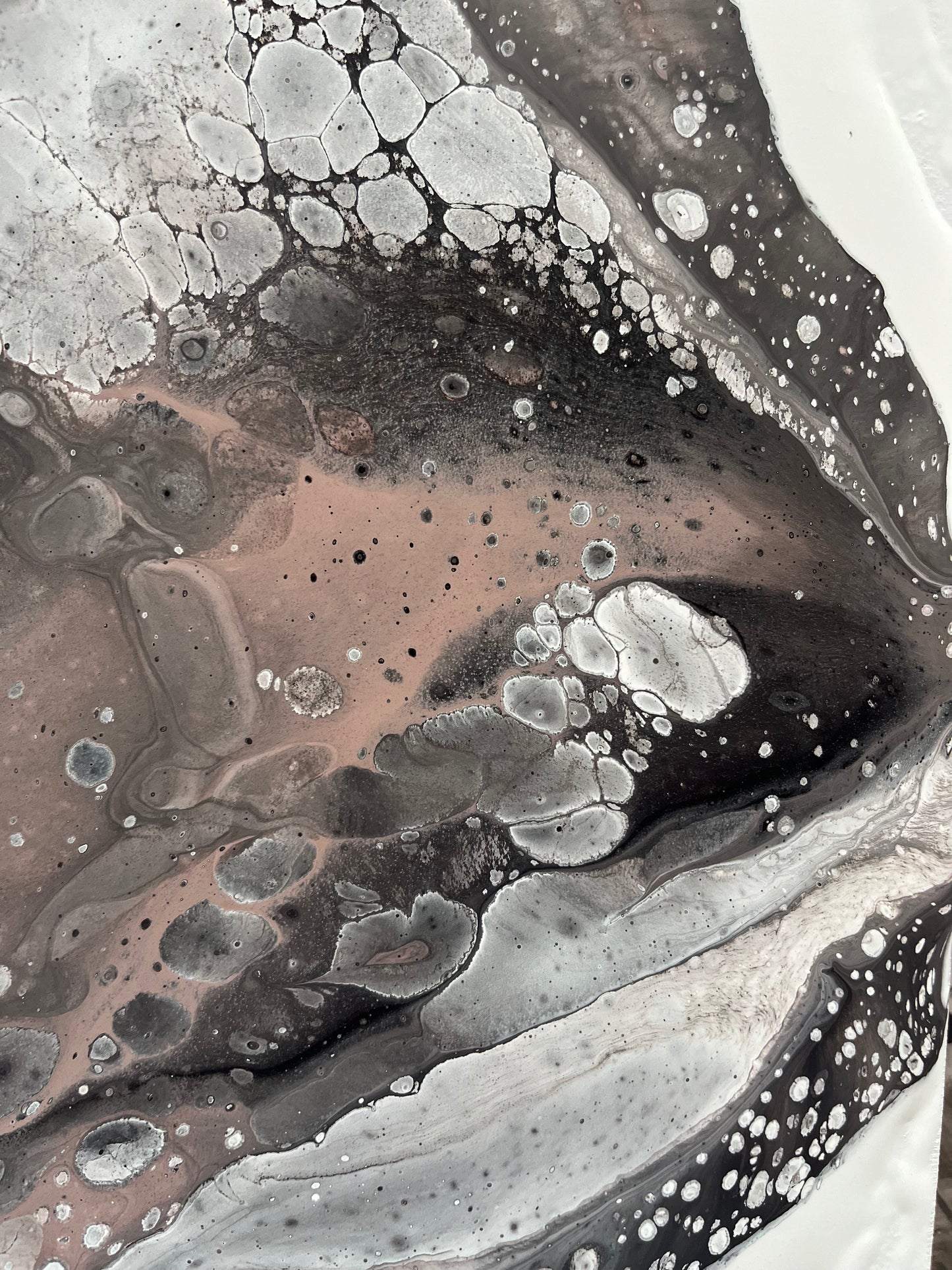 "Fusion of Silence" -  original abstract artwork