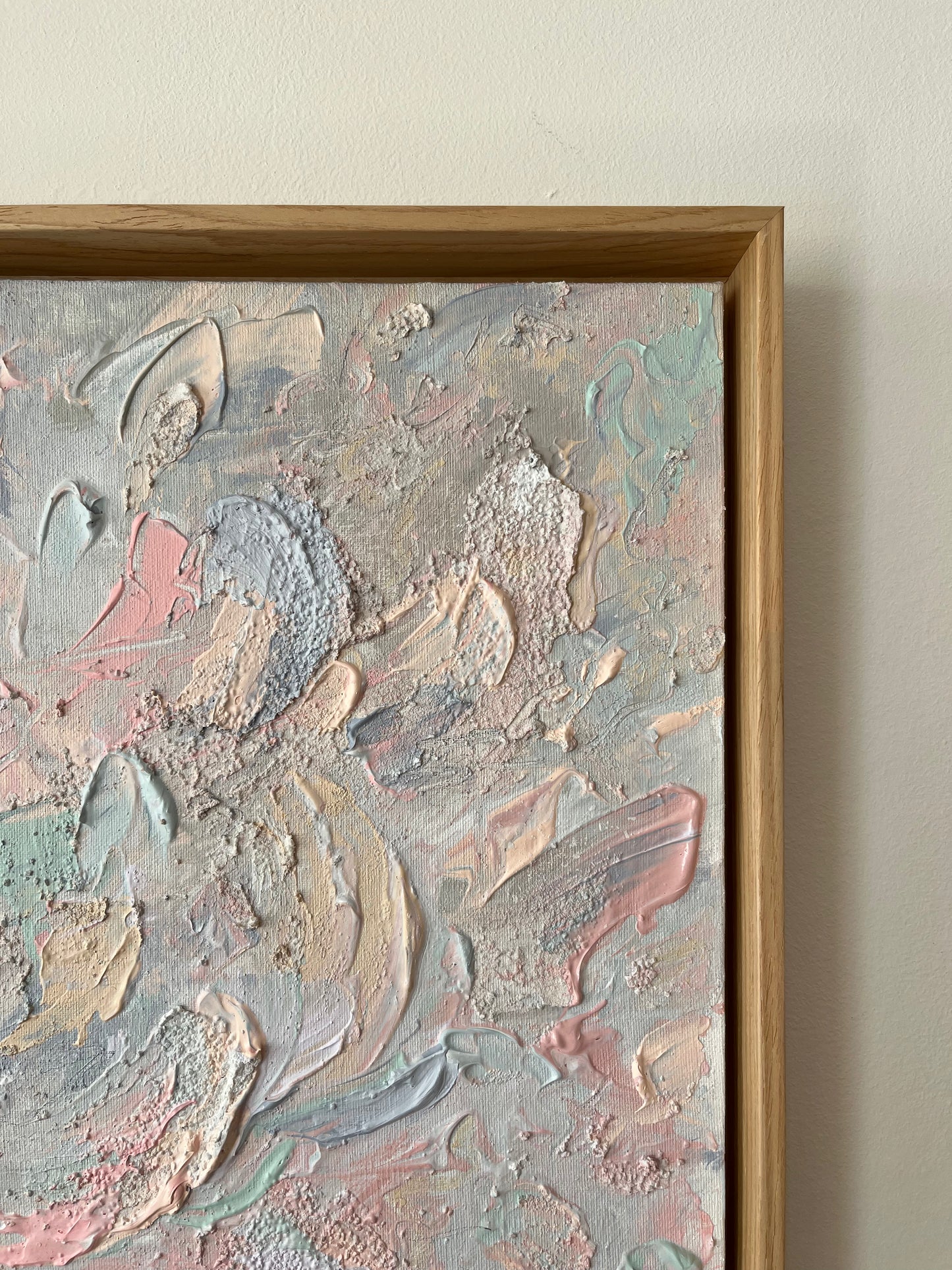 "Echo of light" - original abstract artwork on canvas