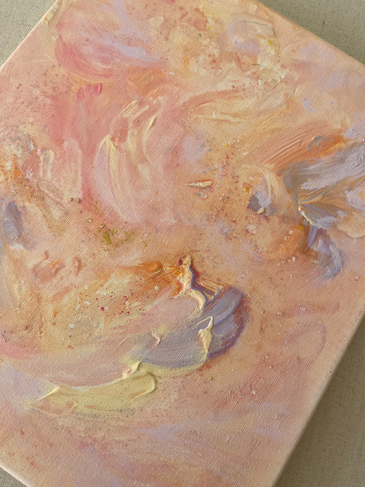 "As If Floating" - original artwork on canvas