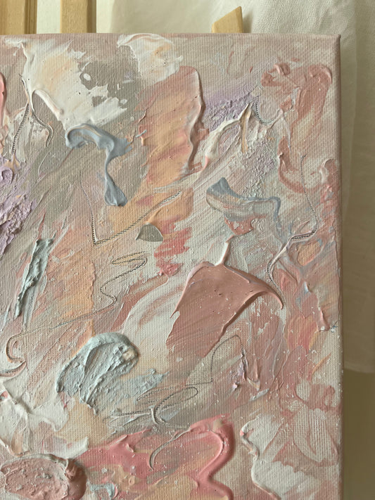 "Just Enough" - original abstract artwork on canvas