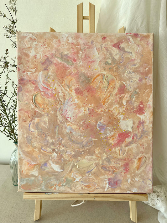 "Soft Return" - original abstract artwork on canvas