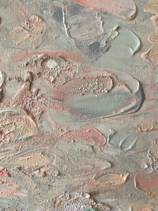 "Echo of light" - original abstract artwork on canvas