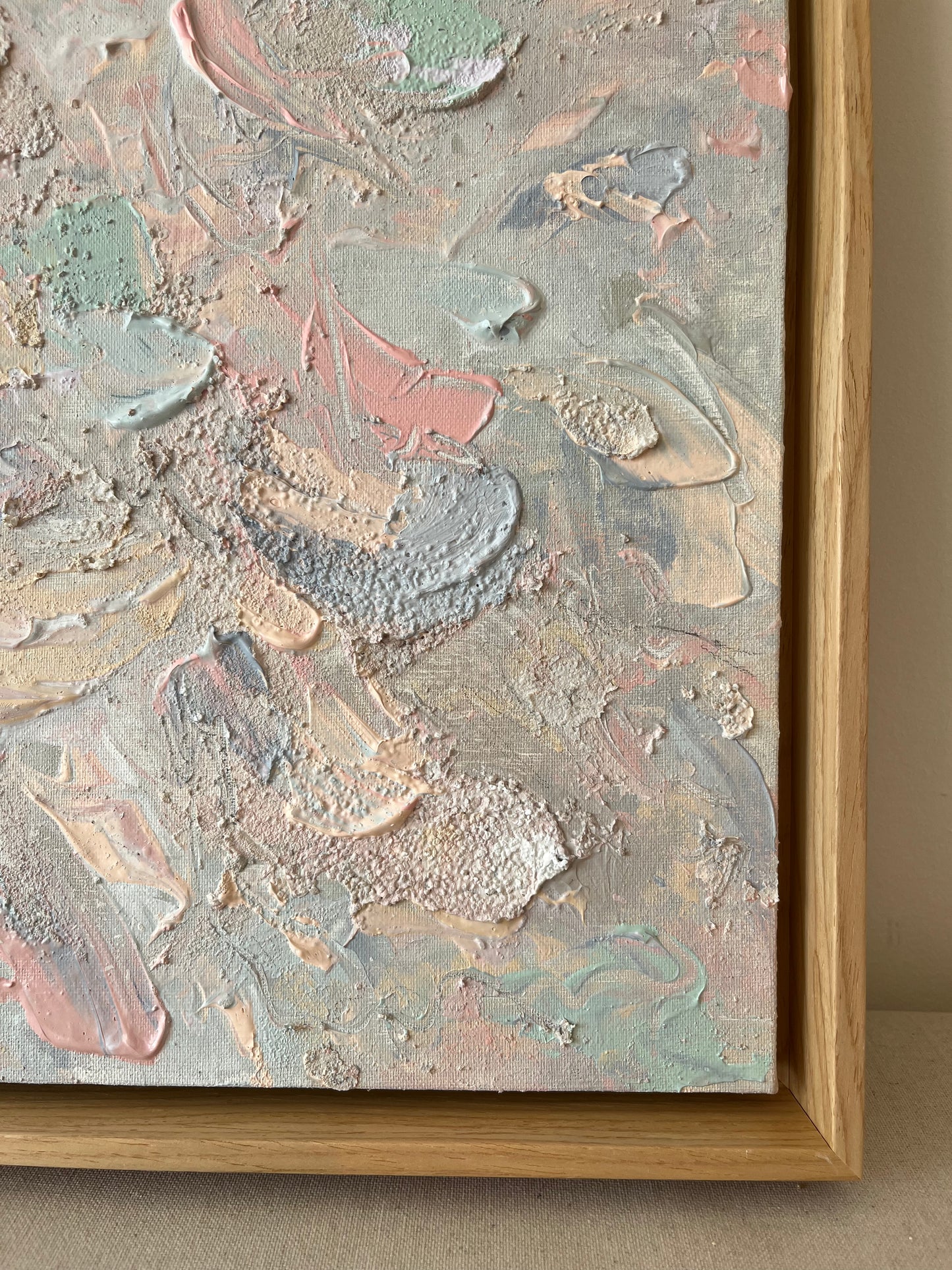 "Echo of light" - original abstract artwork on canvas