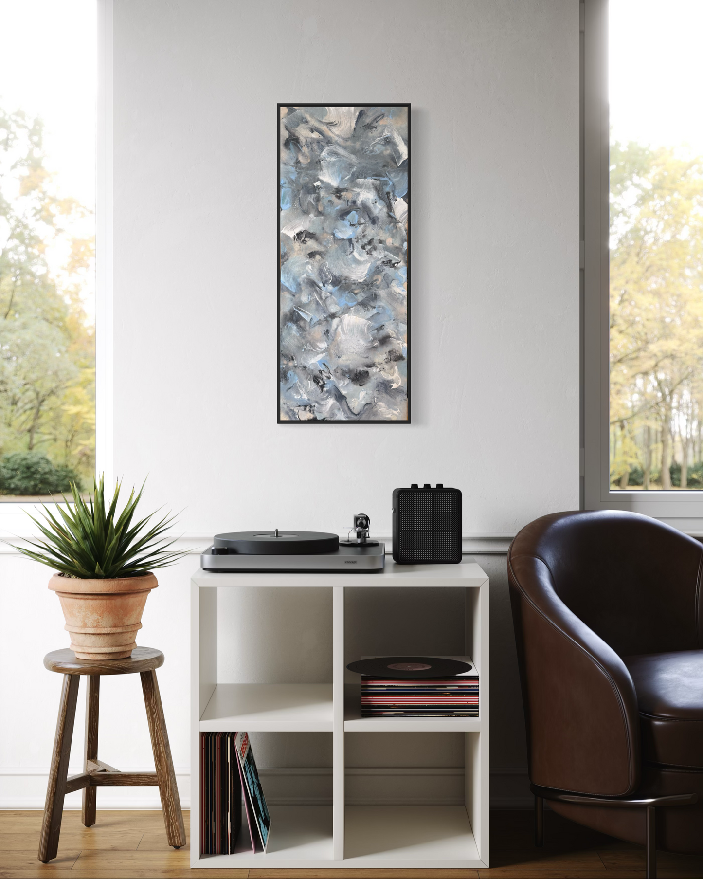 "Softening Gravity" - original abstract artwork on canvas