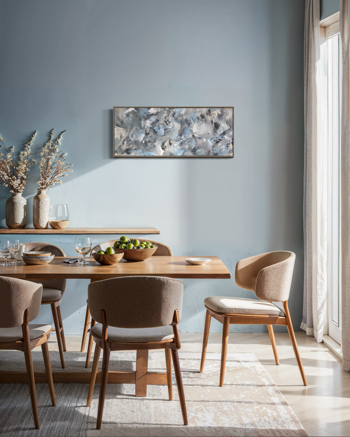 "Softening Gravity" - original abstract artwork on canvas