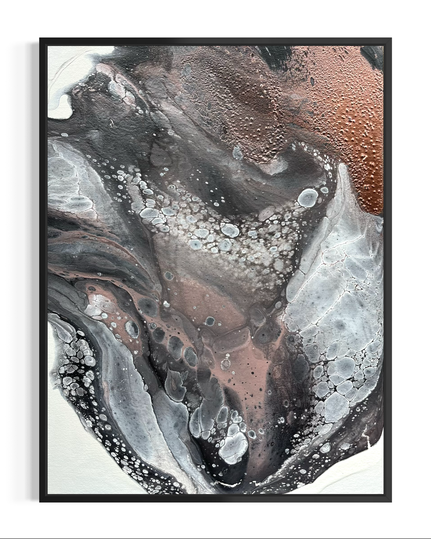 "Fusion of Silence" -  original abstract artwork