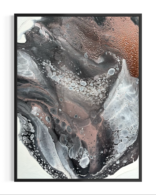 "Fusion of Silence" -  original abstract artwork