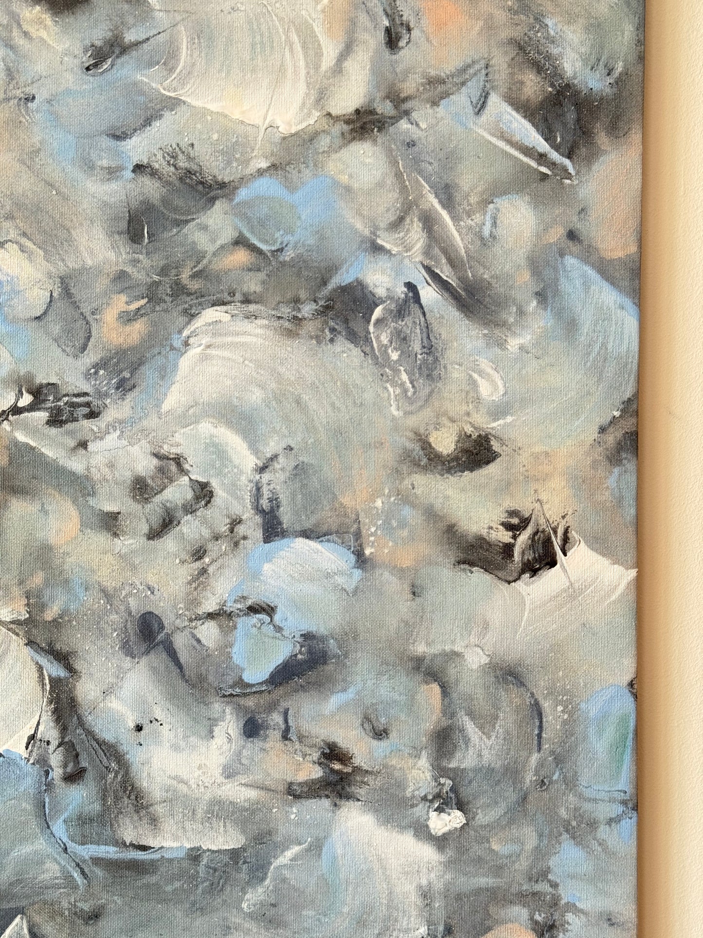 "Softening Gravity" - original abstract artwork on canvas