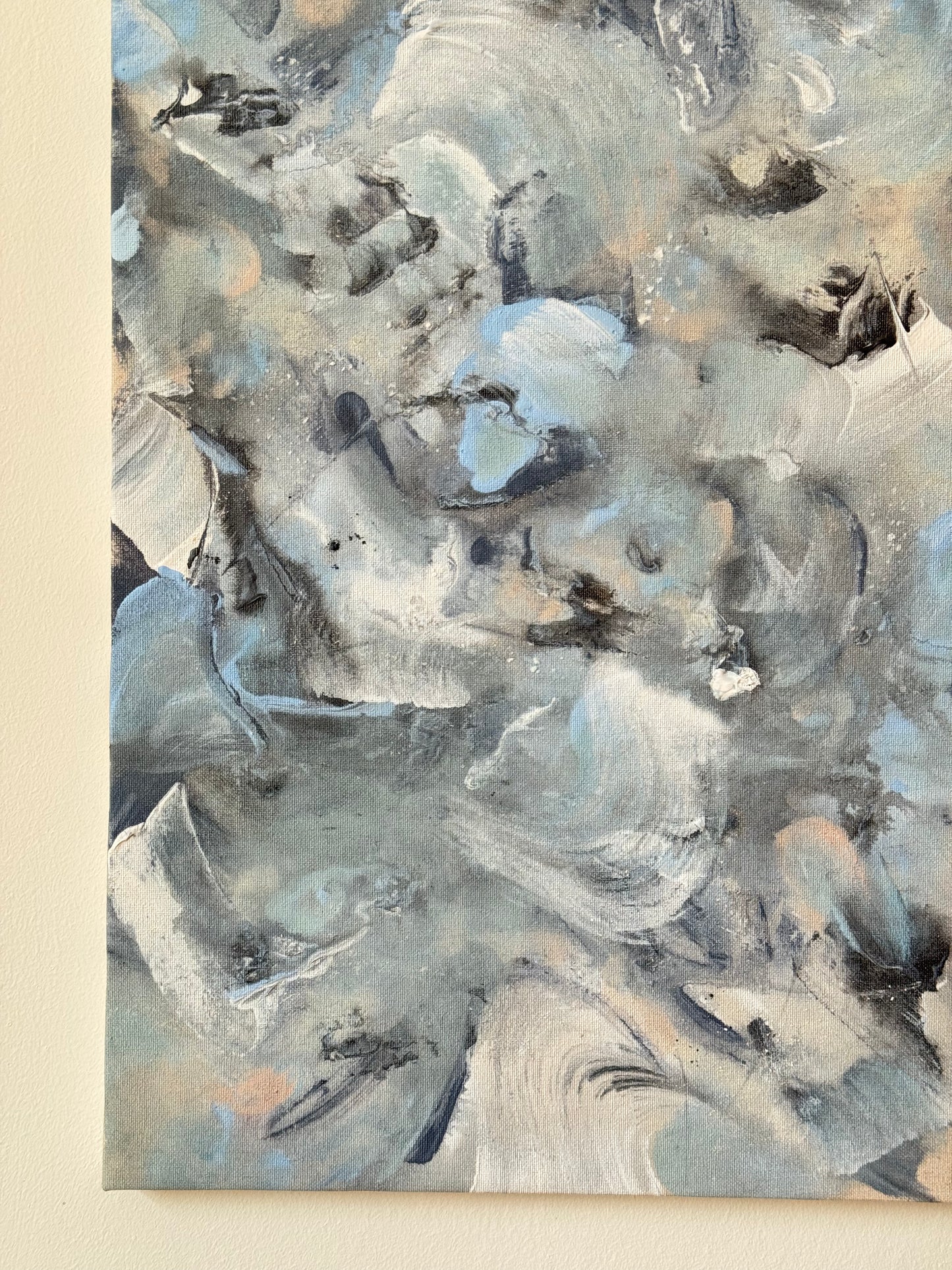 "Softening Gravity" - original abstract artwork on canvas