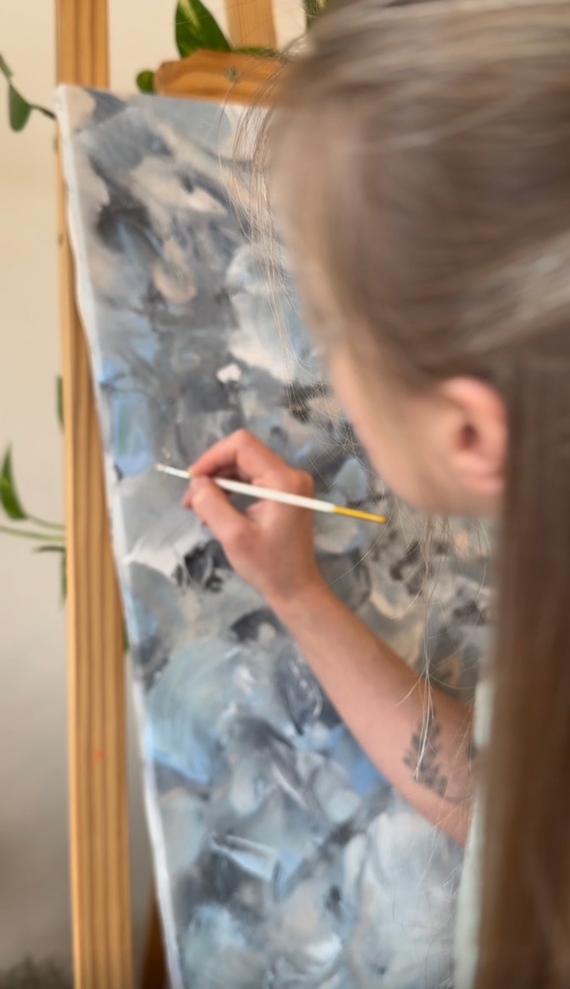 "Softening Gravity" - original abstract artwork on canvas