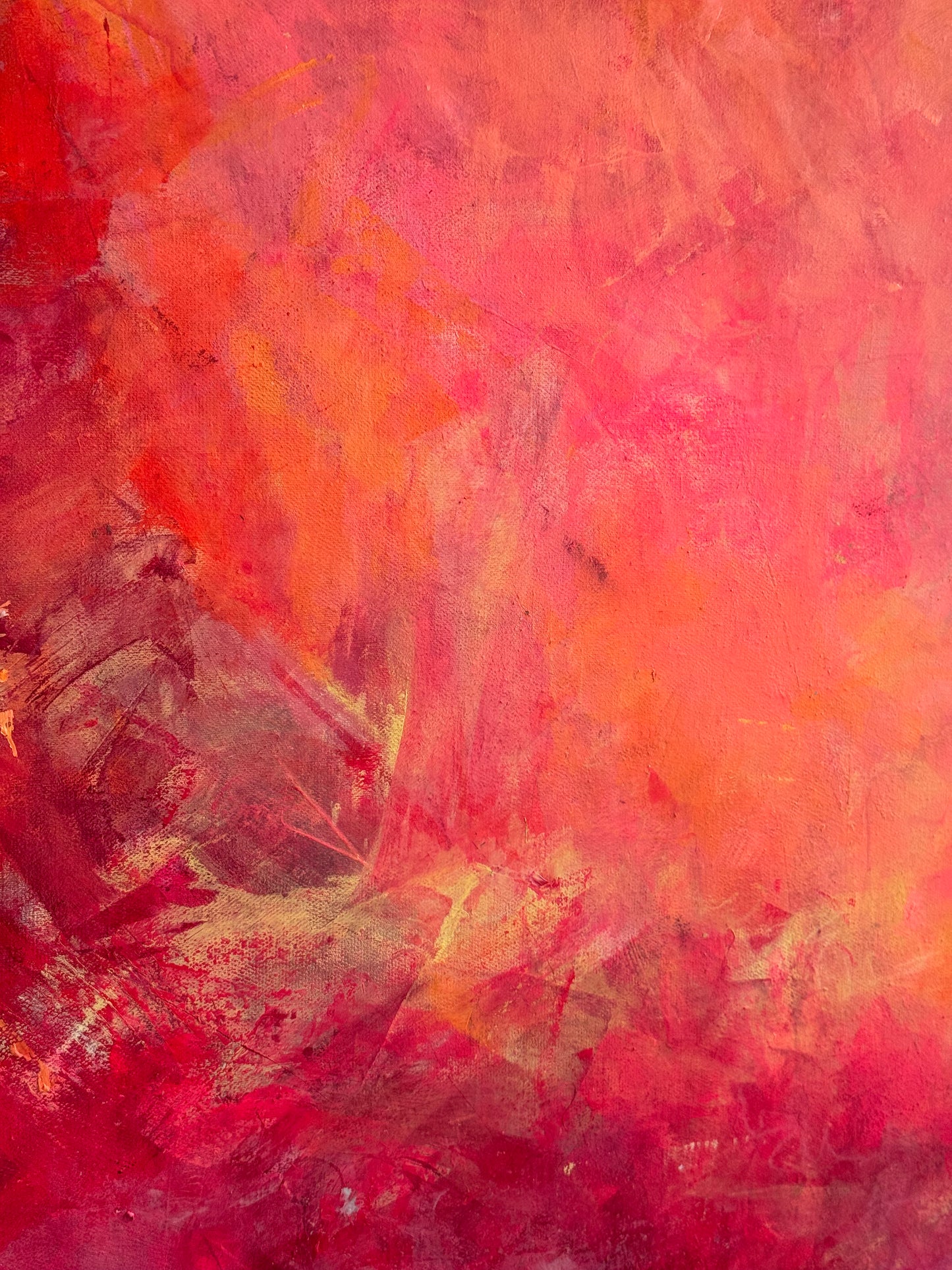 Beyond The Madonna - original abstract artwork on canvas