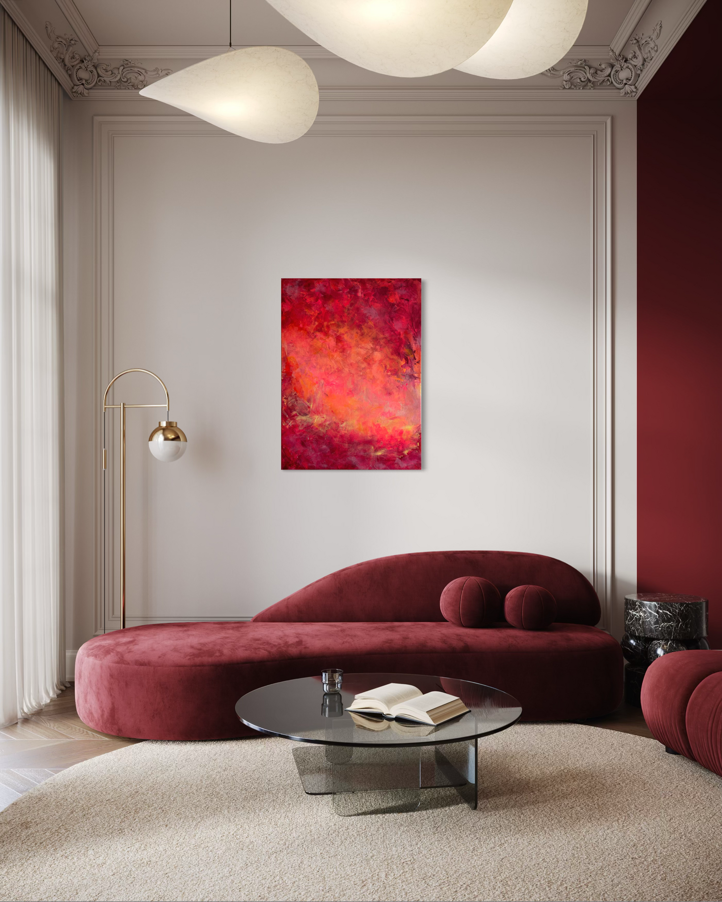 Beyond The Madonna - original abstract artwork on canvas
