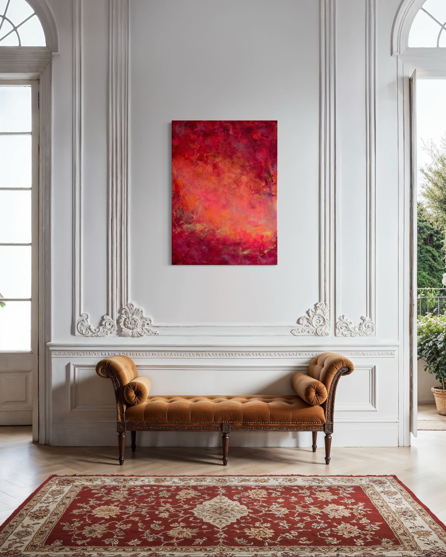 Beyond The Madonna - original abstract artwork on canvas