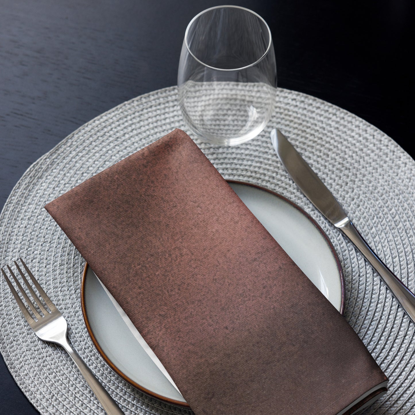 Burnt Sienna Cloth napkin set